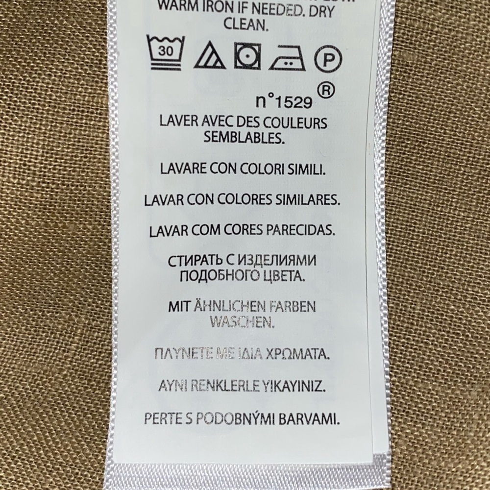 LAUREN RALPH LAUREN “Blake” Oxford Signature Pony Logo Tan Surrey Size Large - Picture 9 of 9